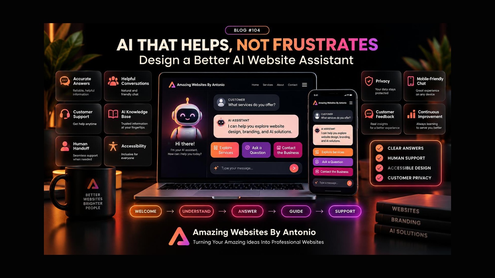 How to Design an AI Website Assistant That Feels Helpful Instead of Frustrating