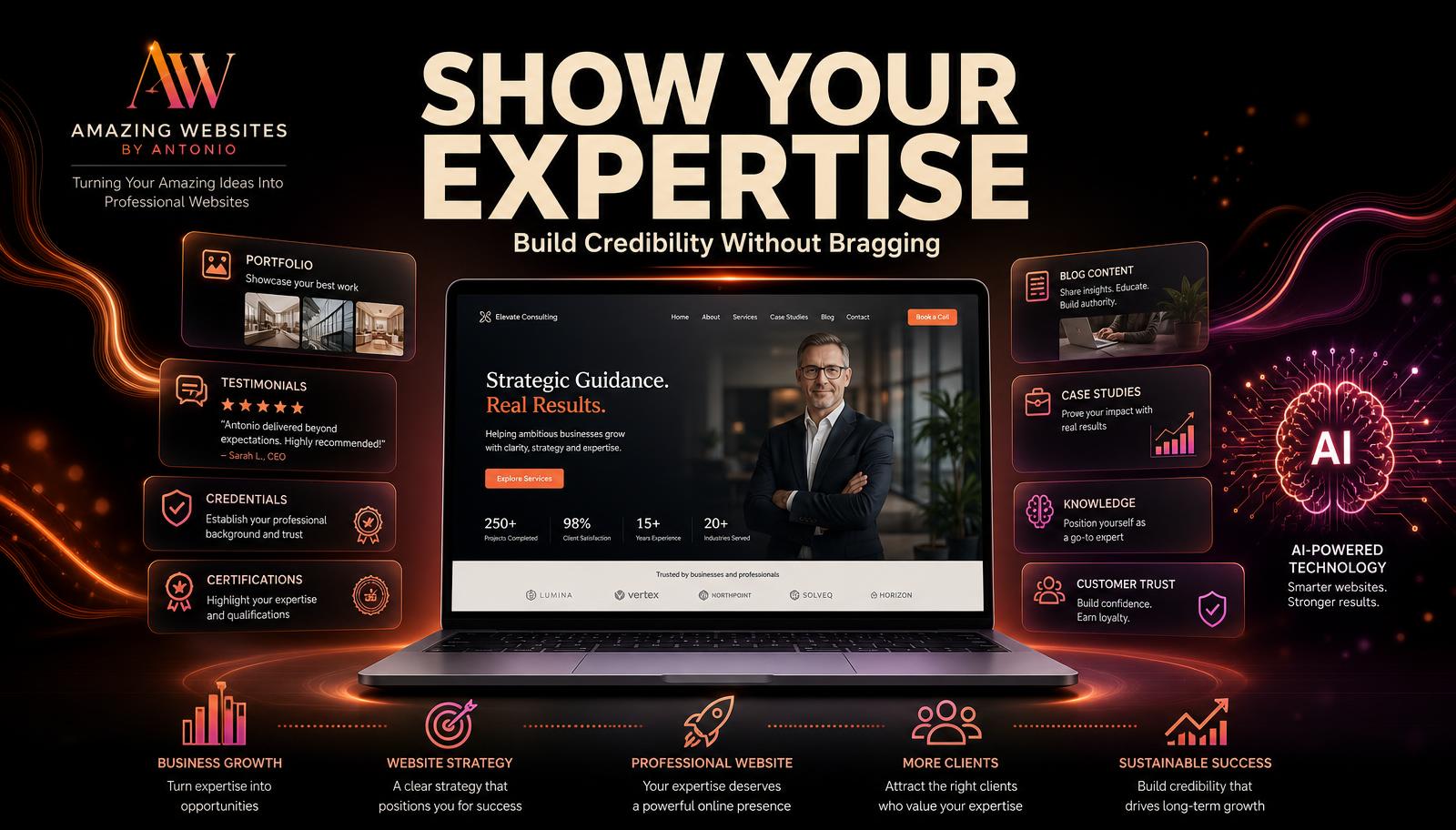 How to Build a Website That Shows Your Expertise Without Bragging