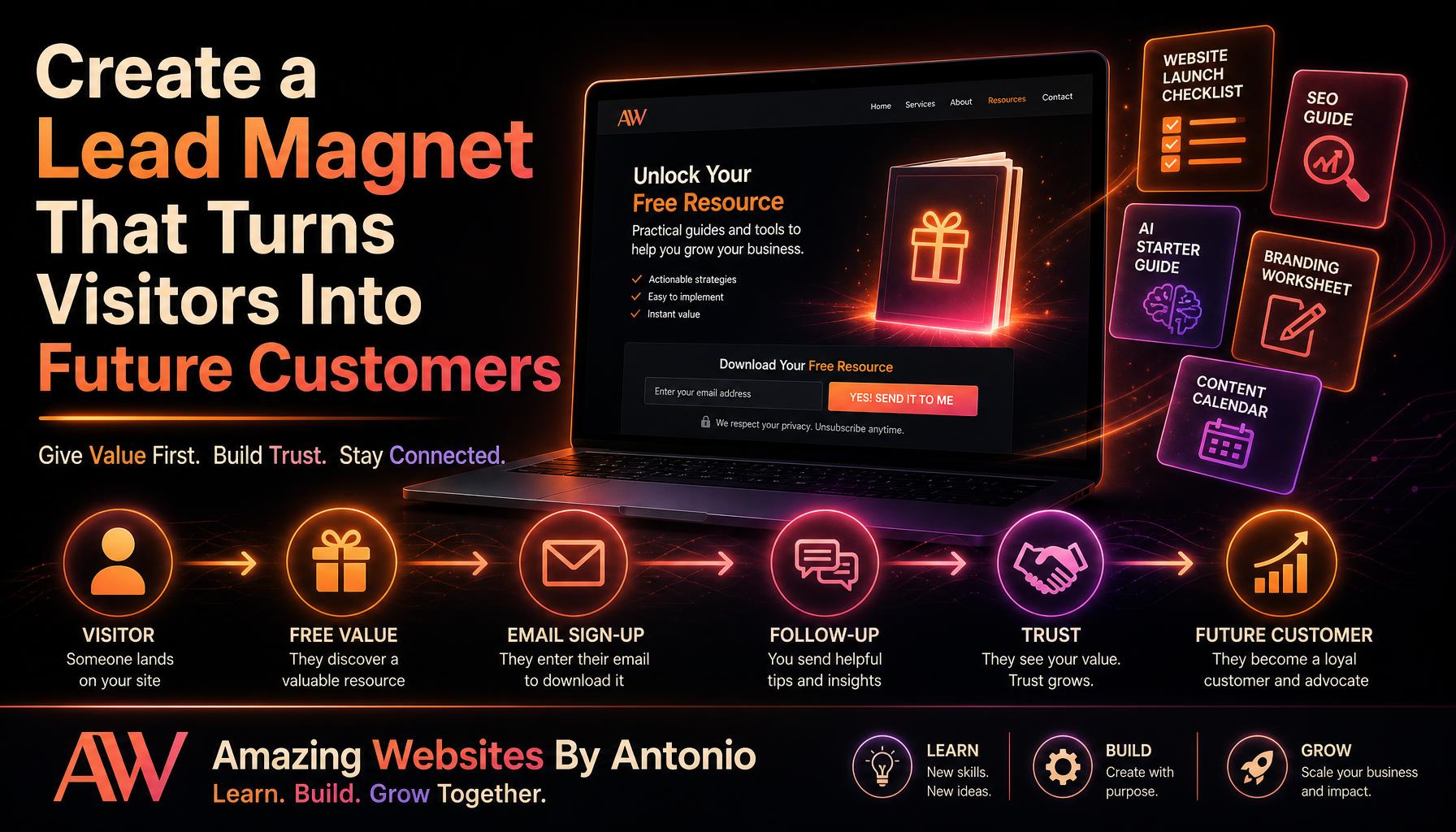 How to Create a Lead Magnet That Turns Website Visitors Into Future Customers