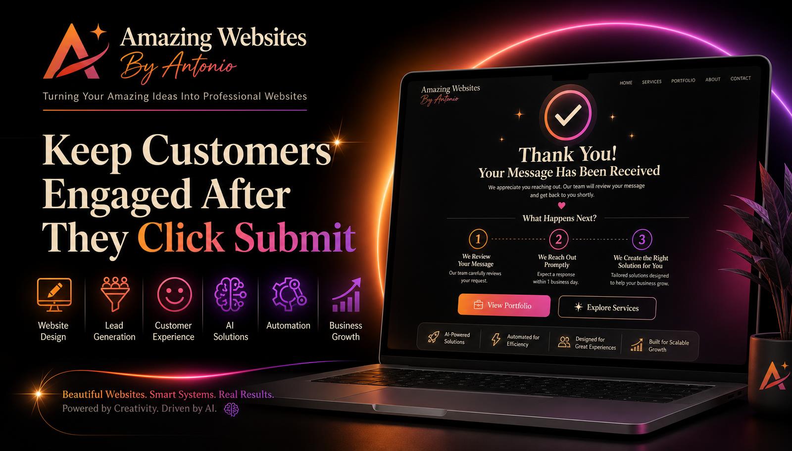 How to Create a Website Thank-You Page That Keeps Customers Engaged After They Contact You