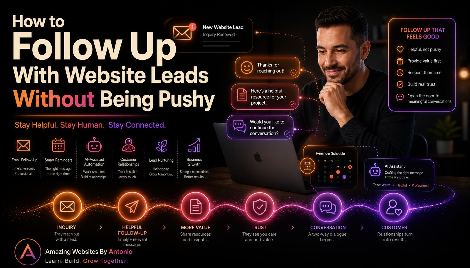 How to Follow Up With Website Leads Without Being Pushy