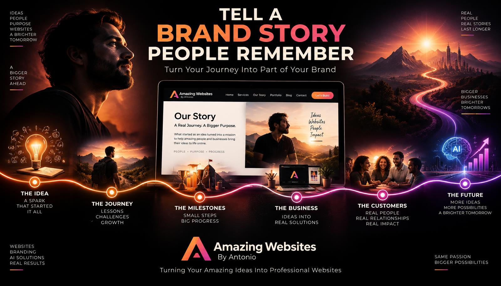 How to Tell Your Brand Story on Your Website So Customers Remember You